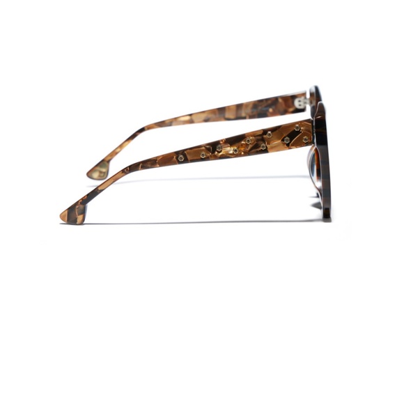Alice + Olivia by Stacey Bendet DOWNING SUNGLASSES in Bronze Quartz NWT